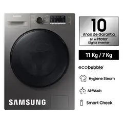 SAMSUNG - Lavaseca Samsung Ecobubble Con Airwash 11 Kg / 7 Kg Wd11t4046bx