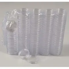 GENERICO - CAPSULA O CONSERVADOR  PARA MONEDAS DE COLECCION PARA 100 PIEZAS 30MM
