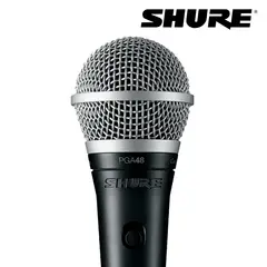 SHURE - Micrófono Shure PGA48 XLR Original con Cable y Estuche