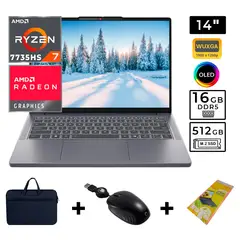 LENOVO - Laptop LENOVO IDEAPAD SLIM 3 14ARP10 AMD RYZEN 7 7735HS Ram 16GB SSD 512GB. 14 WUXGA