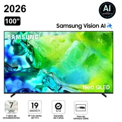 SAMSUNG - Televisor Samsung 100 Neo QLED 100QN80H Visión AI Smart TV - Nuevo 2026