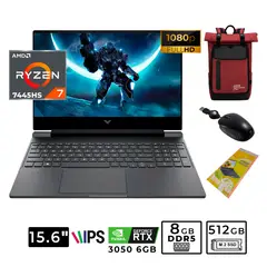 HP - Laptop HP VICTUS GAMING 15-FB3019LA R7-7445HS,8GB RAM,512GB SSD,RTX3050-6GB
