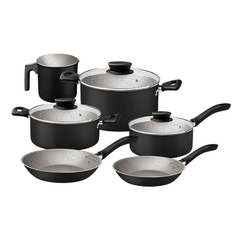 Juego de Ollas Tramontina Linz 9 Piezas Negro 28299/011