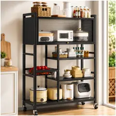 INSPIRA MARKET - Estante Organizador Multiuso con Ruedas Estante de Almacenamienton de Cocina