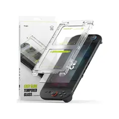 RINGKE - Mica Vidrio Nintendo Switch 2 Easy Slide Con Instalador 2UND