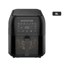 BLACKLINE - Freidora de Aire BLACKLINE 8L AFT08008A Negro