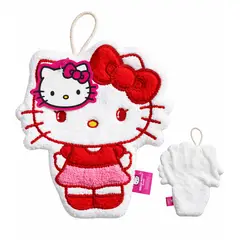 HELLO KITTY - Toalla de Mano Hello Kitty Silueta Microfibra con Colgador