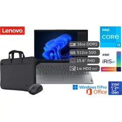LENOVO - LAPTOP NUEVA LENOVO I3 13VA 16GB 512GB SSD + 1TB HDD EXTERNO
