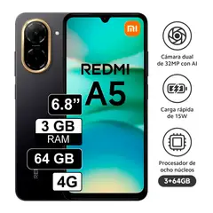 XIAOMI - REDMI A5 3GB 64GB NEGRO.