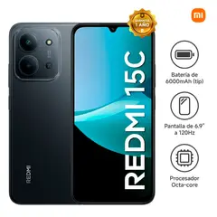 XIAOMI - REDMI 15C 4RAM 128GB NEGRO