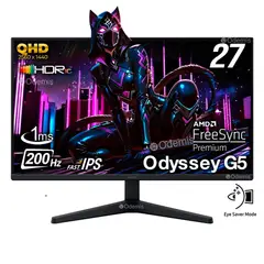 SAMSUNG - Monitor Samsung Odyssey G5 27 QHD 200Hz 1ms IPS - LS27FG530ELXPE