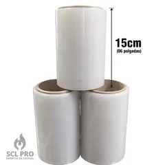 OEM - Film plástico para embalaje pack de 03 unidades de 6"