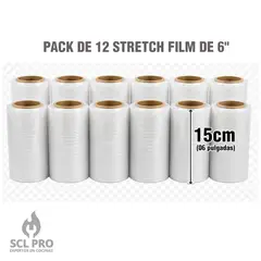 OEM - Film plástico para embalaje pack de 12 unidades de 6"