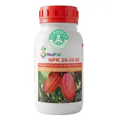 GENERICO - Abono Foliar Npk 20-20-20 x 250ml. Para Jardinería