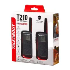 MOTOROLA - Radio FRS Motorola Talkabout T210PE - Negro