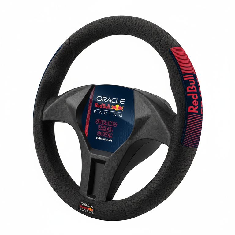 Forro Cubre Volante Pemiun Deportivo Color Negro