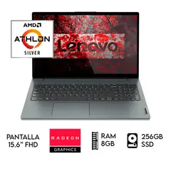 LENOVO - Laptop Lenovo Athlon Silver 7120u  Ram 8gb  Ssd 256gb  15,6" Fhd Color Gris Oscuro