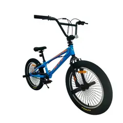 JEFF BIKE - BICICLETA BMX ARO 20 CHASIS ALUMINIO, LLANTAS KENDA Y GIRA 360° CON KIT PETS  MODELO ULTRA COLOR AZUL