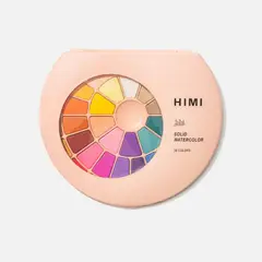GENERICO - Miya Himi Acuarela sólida: Set 38 colores + pincel - ROSA