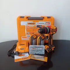 INGCO TOOLS - TALADRO CON PERCUTOR BRUSHLESS 20V - 66NM + 2 BATERIAS 2.0AH CIDLI20668