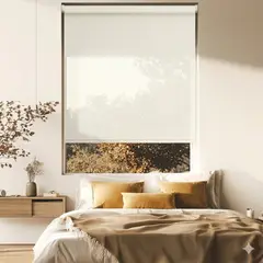 GENERICO - Cortina Roller Screen 5% 1.00 x 1.00 Beige DHS DECO