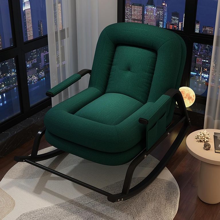 SILLA SILLÓN MECEDORA SOFÁ RECLINABLE PLEGABLE SALA TERRAZA JARDÍN VERDE