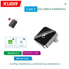 GENERICO - Mini adaptador a CarPlay - Android Auto inalámbrico