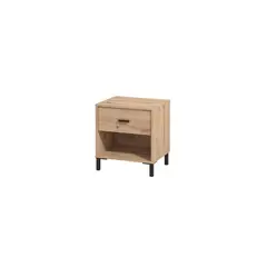 STARHOME - Velador Mesa de noche Starhome Tuno Melamina 18 mm con Cajón