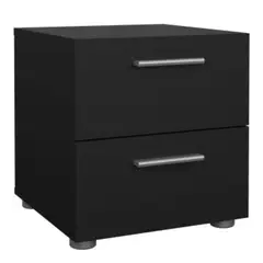 STARHOME - Velador Mesa de noche Starhome Luro Melamina 18 mm con Cajón