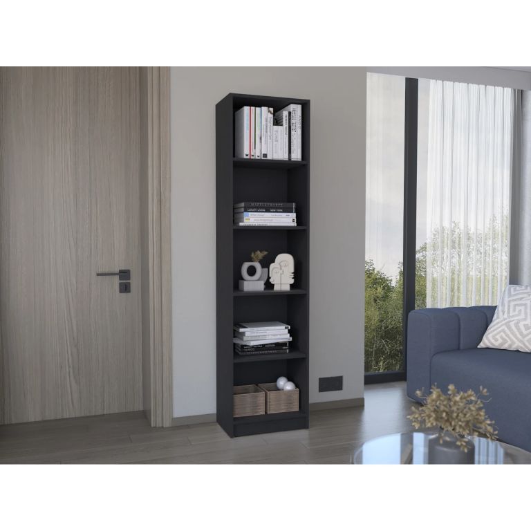 Estante Biblioteca Home-E 5 Niveles Wengue