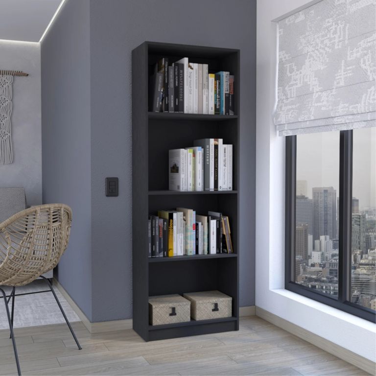Estante Home-E M1 4 Niveles Wengue 180,6x62,8x29,9 Cm