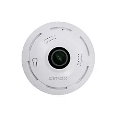 GENERAL - CAMARA PANORAMICA DIMAX OJO DE PEZ 3MP 1.44MM - WIFI 2.4 GHZ PN G106