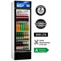BORD - Vitrina Exhibidora Bord 309 Litros Ex309-M