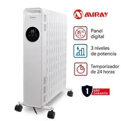 MIRAY - Estufa Termo Radiador TRM-1105D 11 Celdas