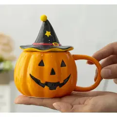 GENERICO - TAZA CALABAZA CON SOMBRERO