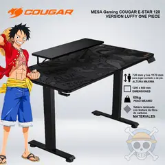COUGAR GAMING - MESA GAMING COUGAR E-STAR 120 EDICIÓN LUFFY (ONE PIECE)