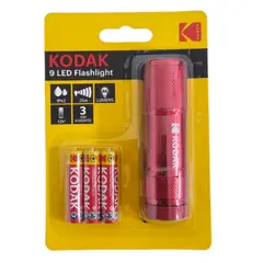 KODAK - LINTERNA KODAK 9 LED FLASHLIGHT ROJO