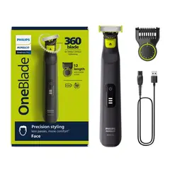 PHILIPS - Afeitadora Rasuradora Philips OneBlade Pro 360 de 12 medidas