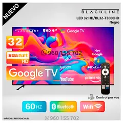 BLACKLINE - Televisor BLACKLINE HD Smart TV LED 32 BL32-T3000HD - Modelo Nuevo