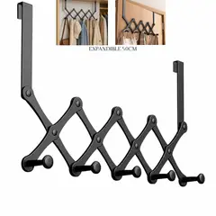 GENERICO - Perchero Plegale Colgador de Prendas  Puertas 5 Ganchos