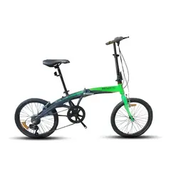 JAFI - Bicicleta Plegable Benotto Aro 20 Verde/Negro