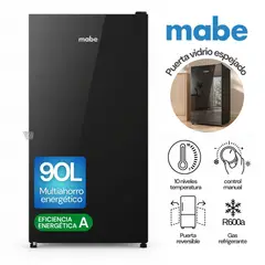 Mabe - Frigobar de 90 L Negro Mabe - RMF04PV1