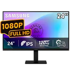 SAMSUNG - Monitor Samsung Plano Full Hd De 24 Ips 120hz Negro
