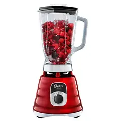 OSTER - Licuadora Oster Clasica 3 Velocidades 1.25L Roja BLST4126R-053