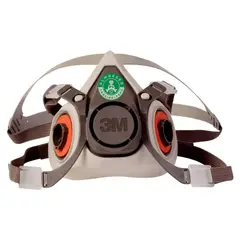 3M - Respirador 3M 6200 Media Cara Serie 6000 - Protección Respiratoria