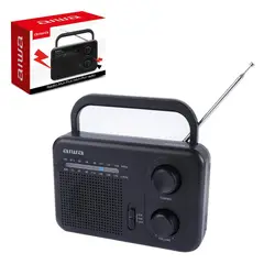 AIWA - Radio Analógico Portátil  a Pilas  y Corriente  AM-FM  Aiwa  AWFML4
