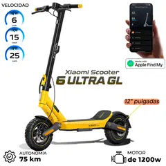 XIAOMI - Scooter Electrico Xiaomi 6 Ultra 1200W Autonomia 75km.