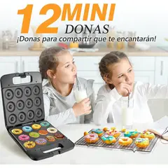 OEM - Máquina Eléctrica Para Hacer Minidonas De 12 Cavidades Antiadherente