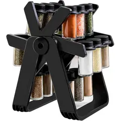 OEM - Especiero De Cocina Organizador Giratorio Con Frascos De Vidrio