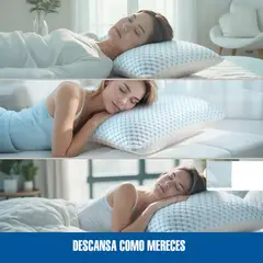 HANMA - Almohada Ice Cool Memory Foam  Hanma Fresca Sistema Cooling